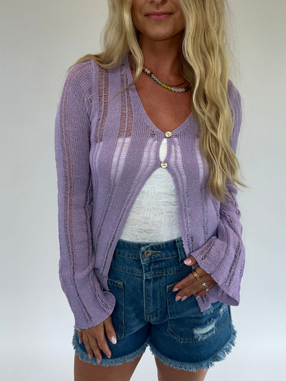 Lilac Skies Cardigan