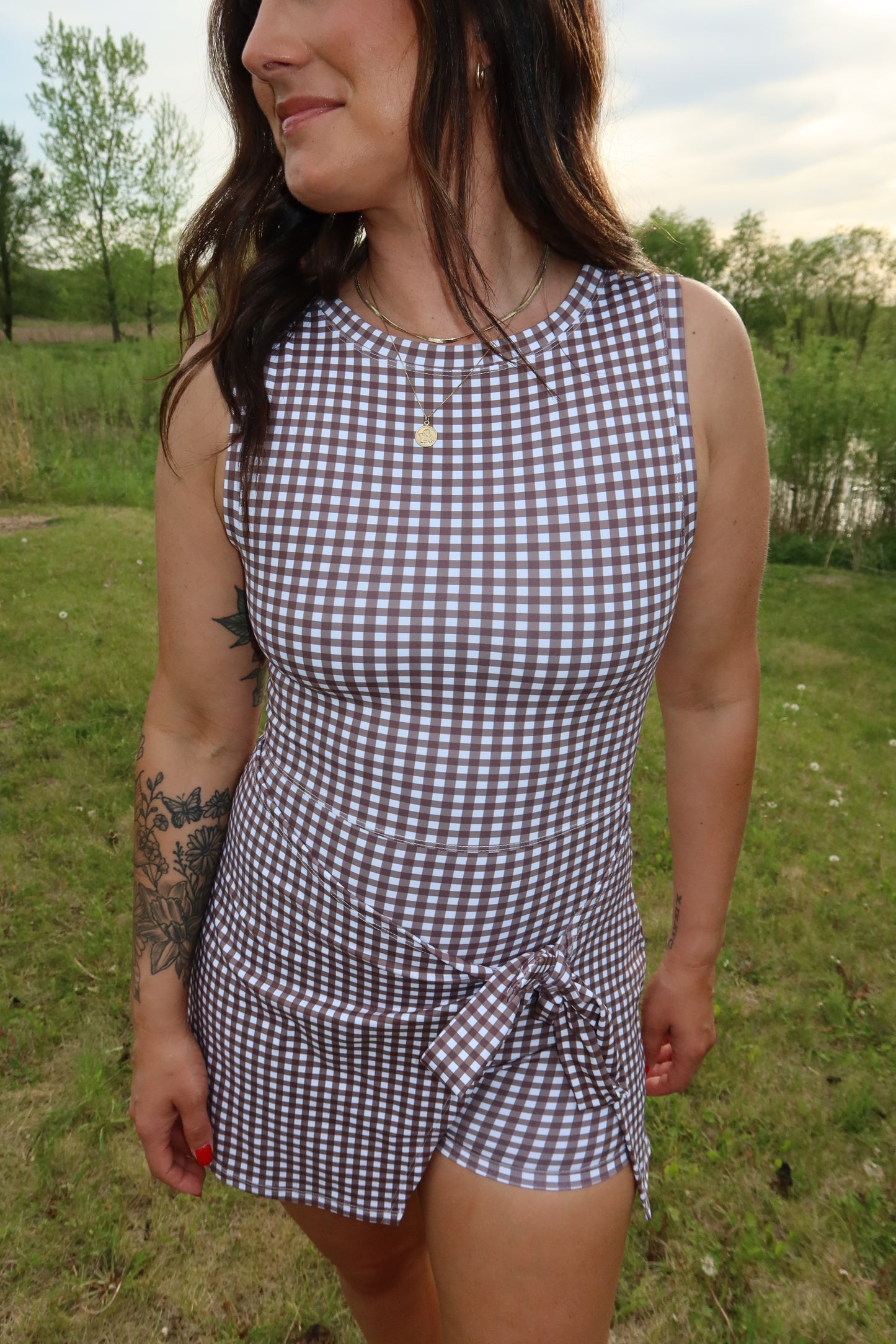 Mocha Muse Wrap Dress