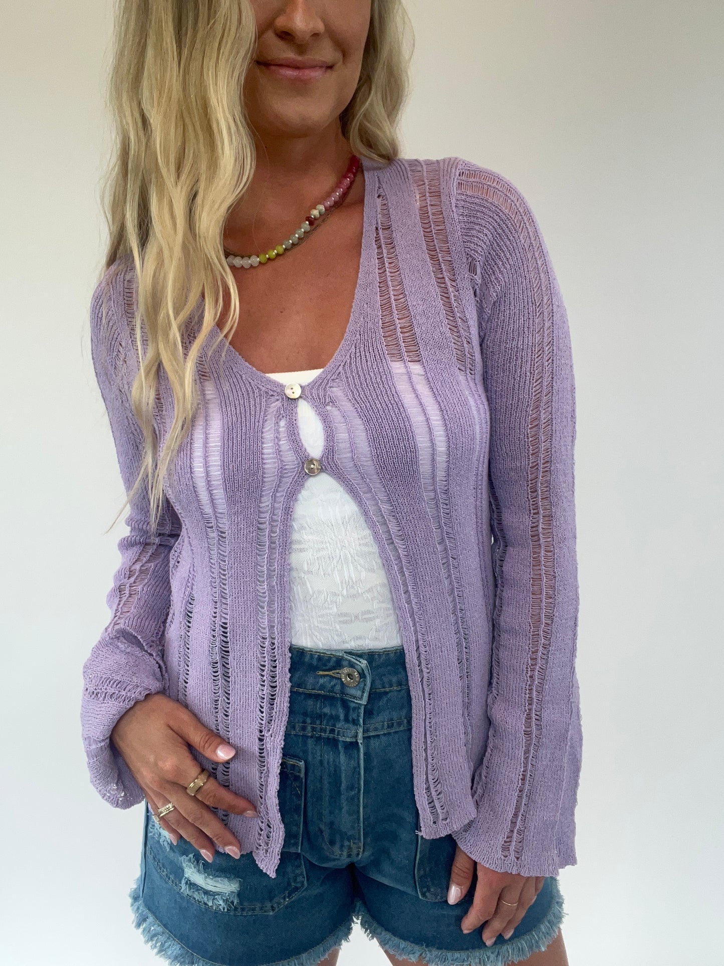 Lilac Skies Cardigan