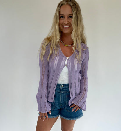 Lilac Skies Cardigan